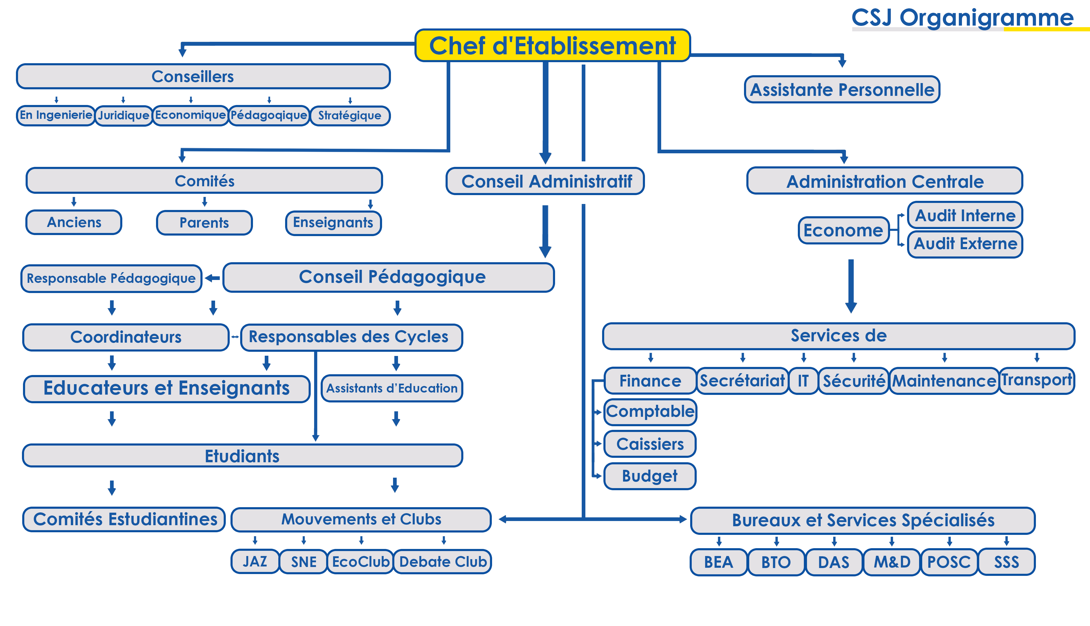 Organigramme 2024-2025